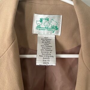 Quacker Factory Women's Beige Blazer